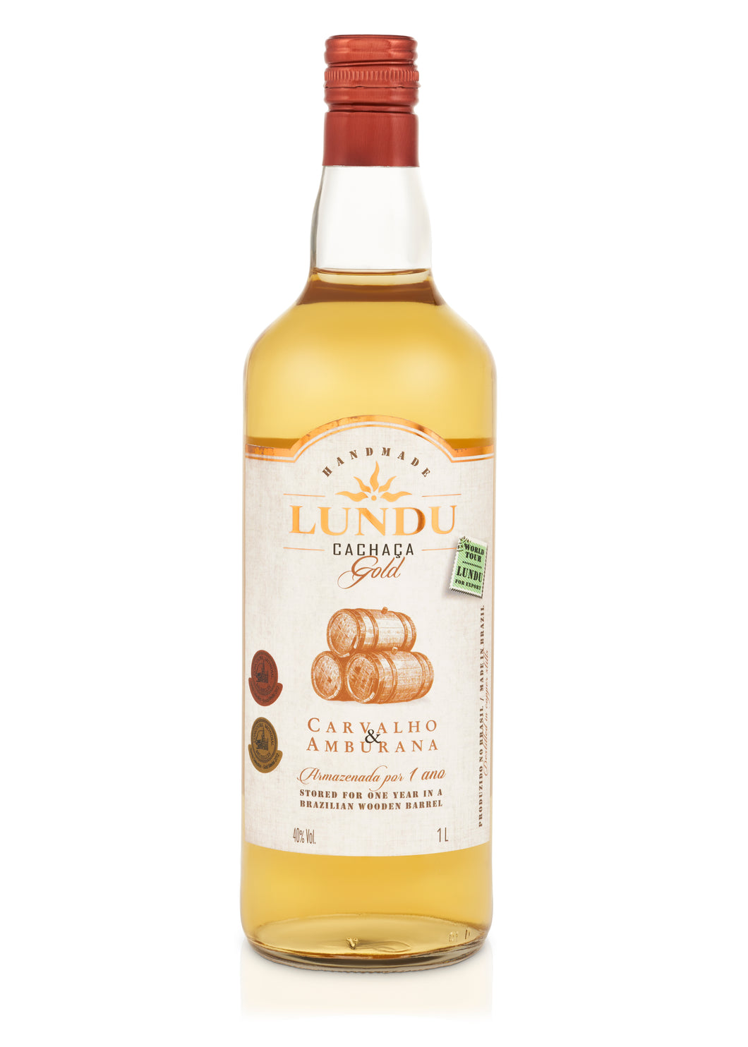 Weber Haus Lundu Gold Cachaça 1l